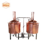 Beer manufacturing equipment top quality red copper beer brewing equipment for brew pub