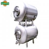 1000L horizontal bright beer tank